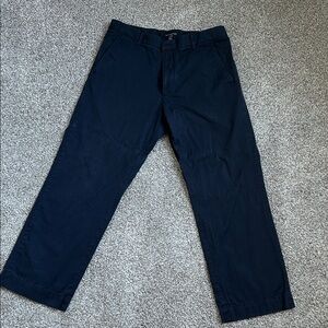 Mens Navy Blue banana republic Dawson Dress Pants 35x30